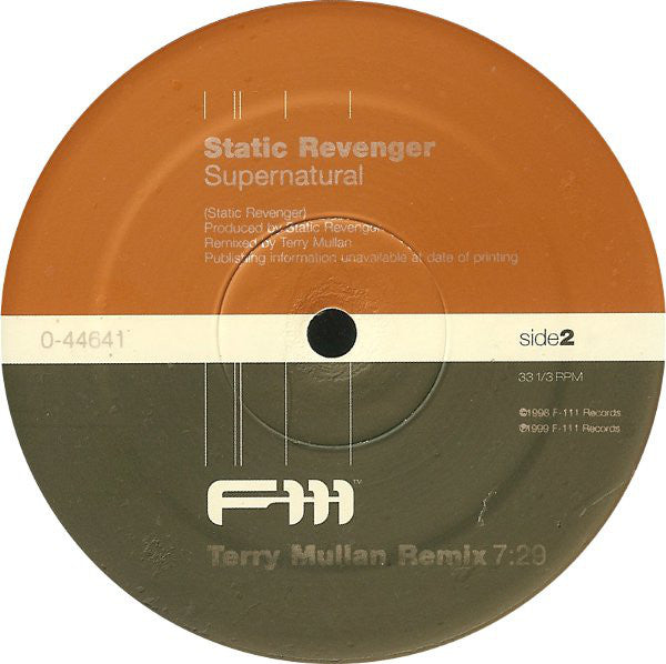 Static Revenger : Supernatural (12")