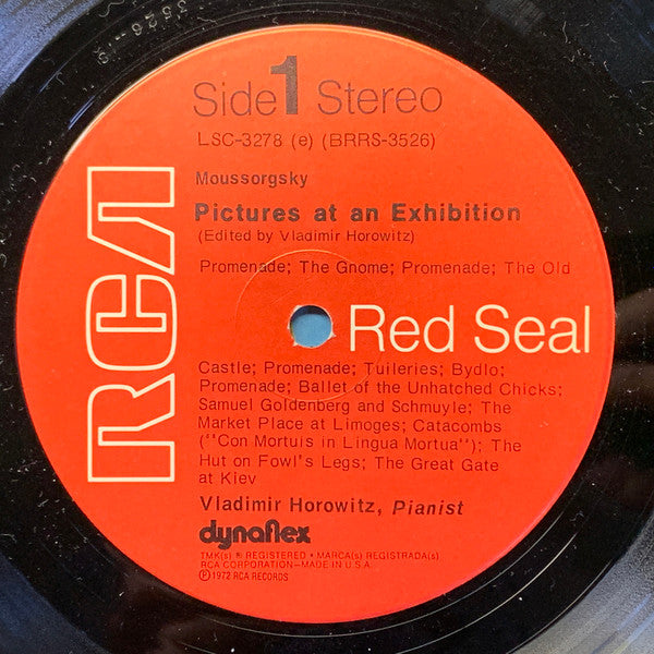 Modest Mussorgsky - Maurice Ravel • Vladimir Horowitz / Arturo Toscanini, NBC Symphony Orchestra : Two Complete Performances Of Moussorgsky's "Pictures At An Exhibition" (LP, Comp)