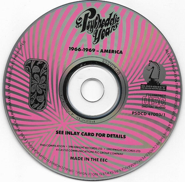 Various : The Psychedelic Years Vol. 1 1966-1969 - America (CD, Comp)
