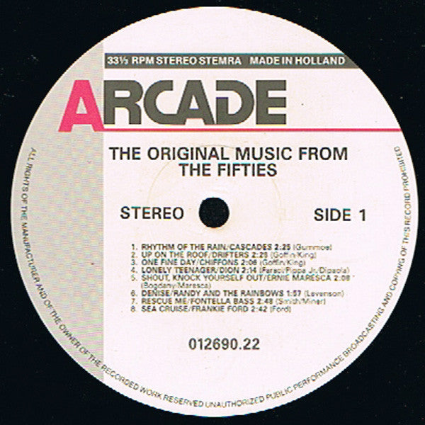 Various : The Original Music From The 50's Volume 3 (2xLP, Comp)