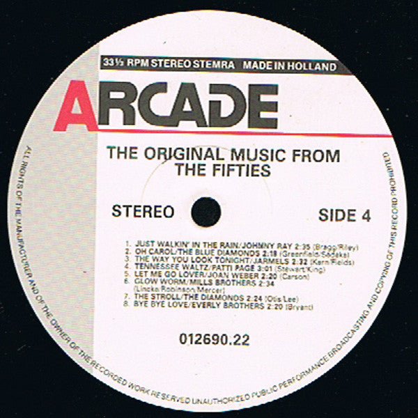 Various : The Original Music From The 50's Volume 3 (2xLP, Comp)