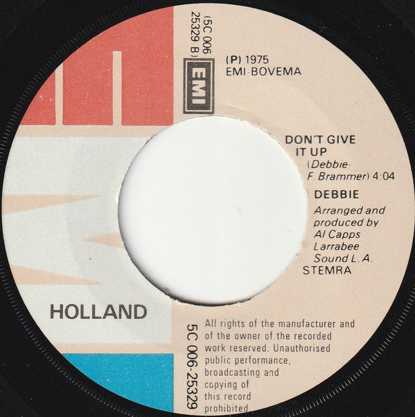 Debbie (6) : Poor Man's Daughter (7", Single)