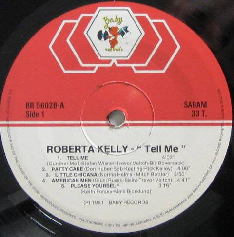 Roberta Kelly : Tell Me (LP, Album)