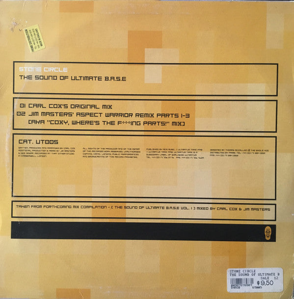 Stone Circle : The Sound Of Ultimate B.A.S.E (12")