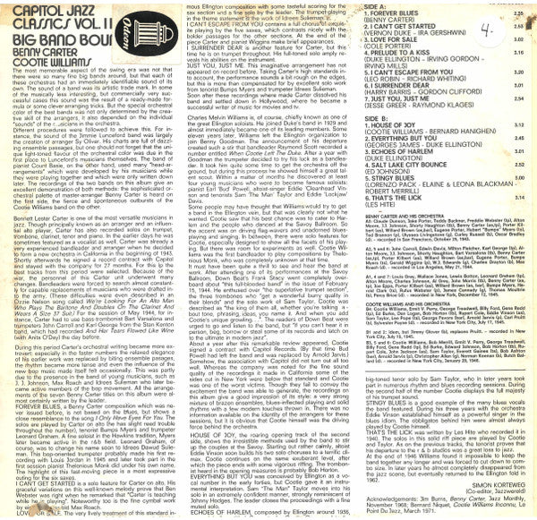 Benny Carter & Cootie Williams : Big Band Bounce (LP, Comp)