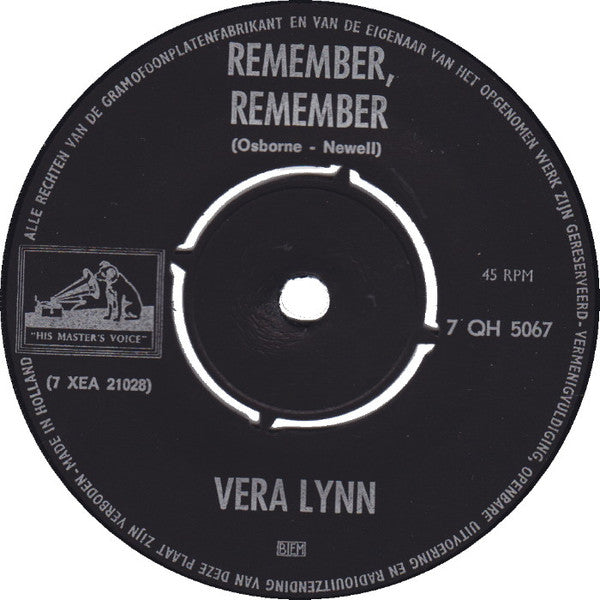 Vera Lynn : Bless This House (7", Single)
