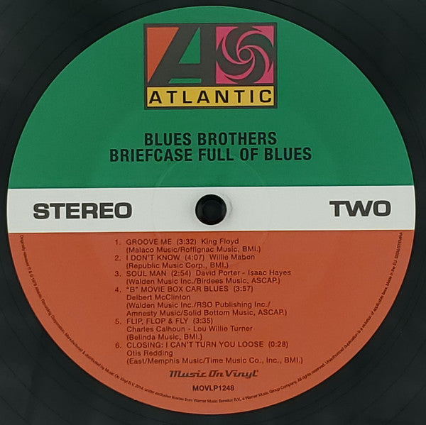 The Blues Brothers : Briefcase Full Of Blues (LP, Album, RE, 180)