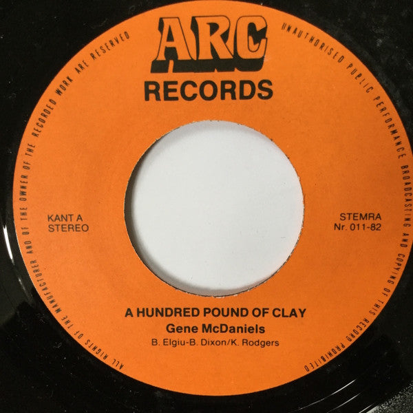 Eugene McDaniels, The C.O.D.'s : A Hundred Pounds Of Clay / Michael (7", Single, RE)