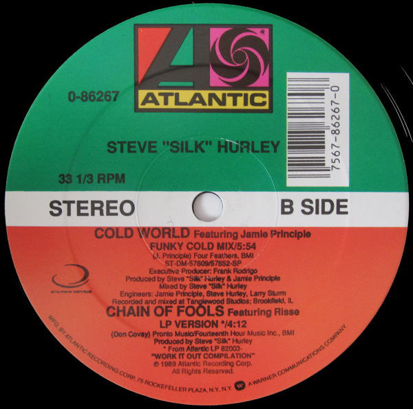 Steve "Silk" Hurley : Cold World (12")