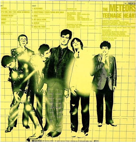 The Meteors : Teenage Heart (LP, Album)