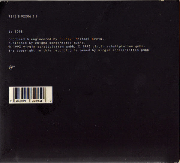 Enigma : Return To Innocence (CD, Single, Promo, Dig)