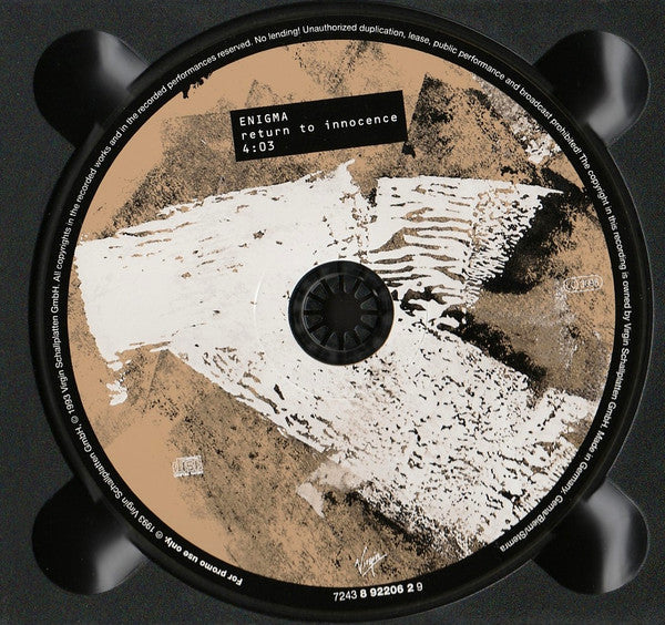 Enigma : Return To Innocence (CD, Single, Promo, Dig)