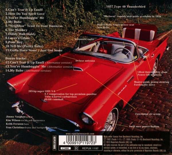 The Fabulous Thunderbirds : T-Bird Rhythm (CD, Album, RE)