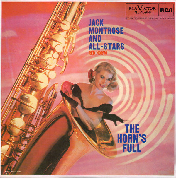 Jack Montrose And All-Stars*, Red Norvo : The Horn's Full (LP, Album, RE)