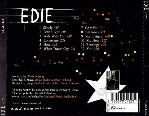 Edie : Songs (CD, Album)