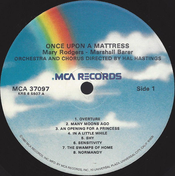 Carol Burnett : Once Upon A Mattress (LP, Album, Mono, RE)