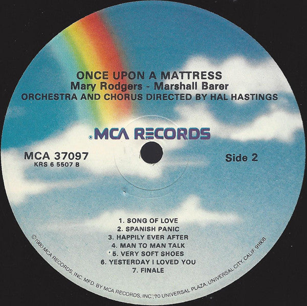 Carol Burnett : Once Upon A Mattress (LP, Album, Mono, RE)