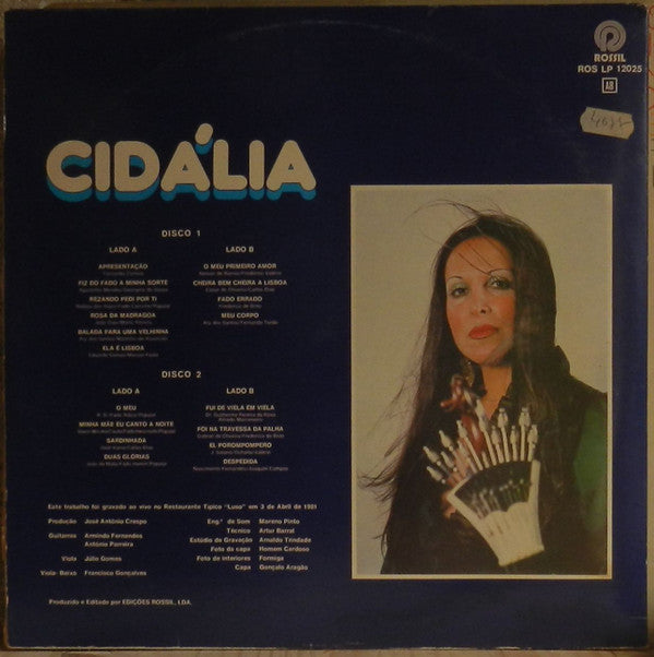 Cidália Moreira : A Verdade Do Fado (2xLP, Album)