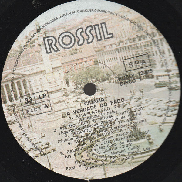 Cidália Moreira : A Verdade Do Fado (2xLP, Album)