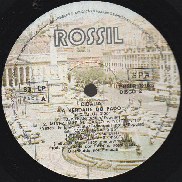 Cidália Moreira : A Verdade Do Fado (2xLP, Album)