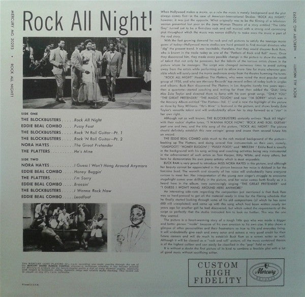 Various : Rock All Night! (LP, Comp, RE, Unofficial)