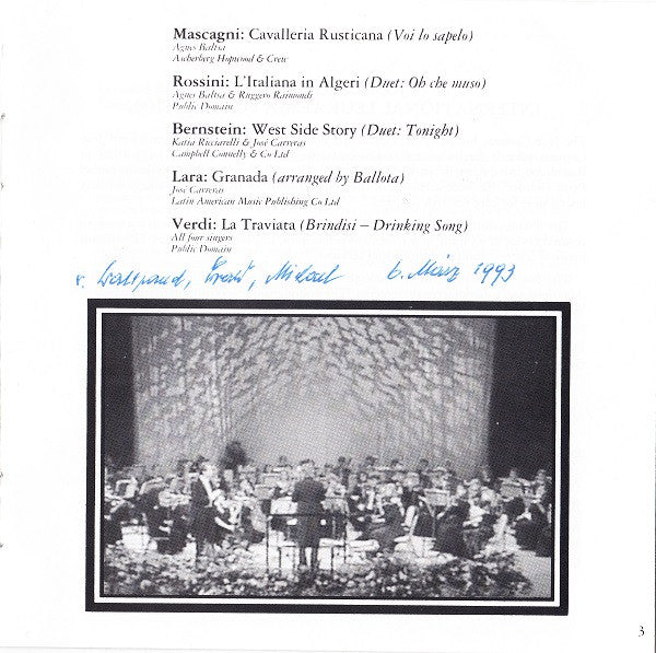 José Carreras : Operatic Arias, Duets & Popular Songs (CD, RE)