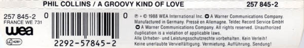 Phil Collins : A Groovy Kind Of Love (CD, Mini, Single)