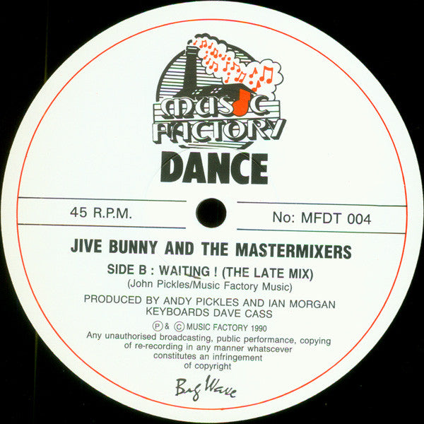 Jive Bunny And The Mastermixers : That Sounds Good To Me (12")