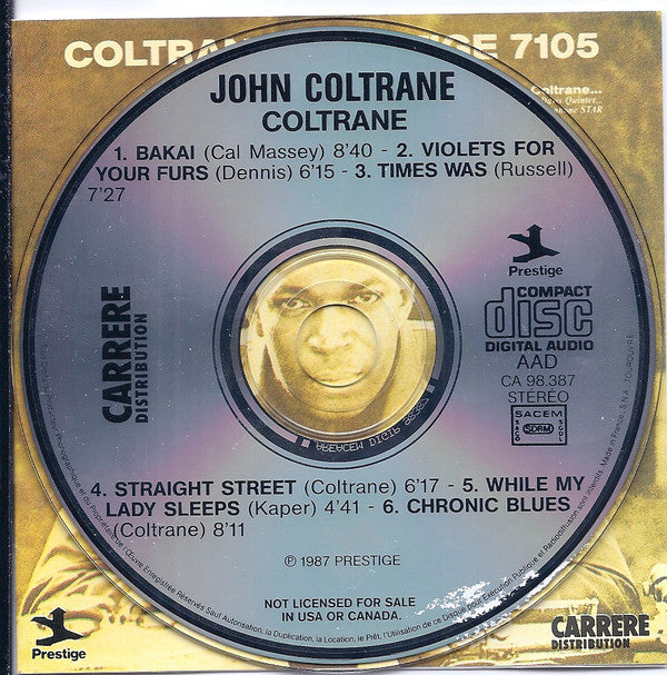 John Coltrane : Coltrane (CD, Album, RE)