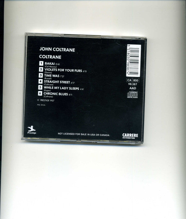 John Coltrane : Coltrane (CD, Album, RE)