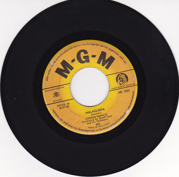 Connie Francis : My Heart Has A Mind Of Its Own (7")