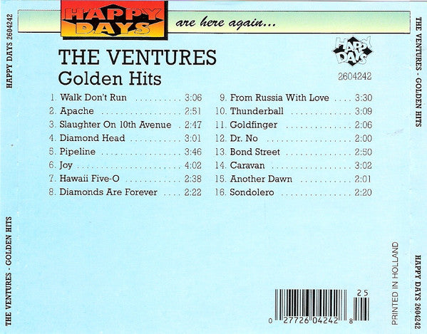 The Ventures : Golden Hits (CD, Comp)