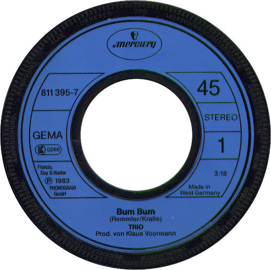 Trio : Bum Bum (7", Single)