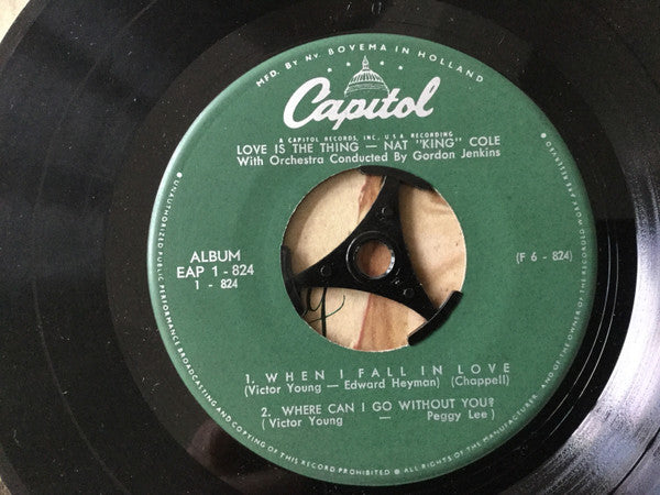 Nat King Cole : Love Is The Thing (7", EP)