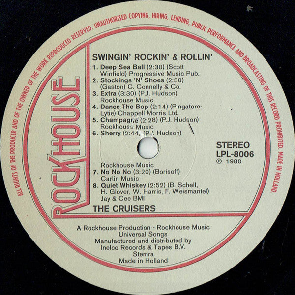 The Cruisers : Swingin' Rockin' & Rollin' (LP, Album)