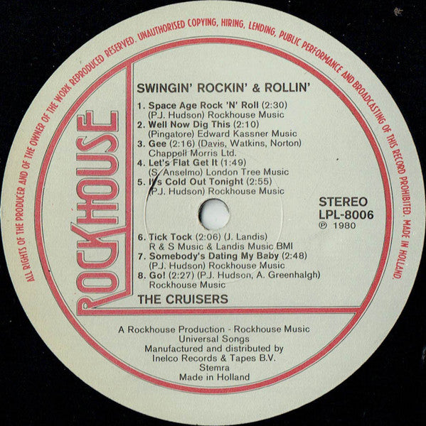 The Cruisers : Swingin' Rockin' & Rollin' (LP, Album)
