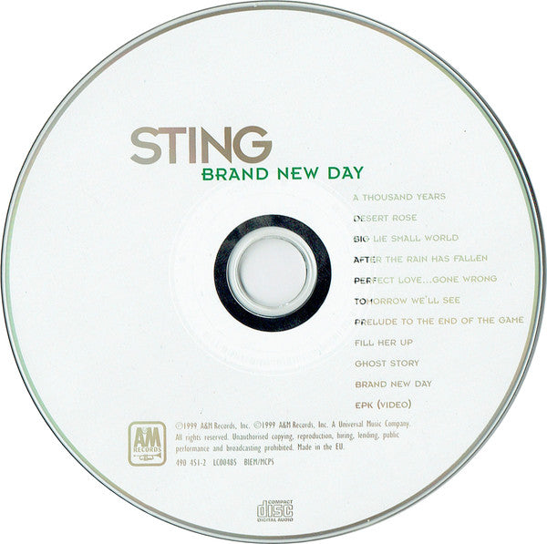 Sting : Brand New Day (CD, Album, Enh, RE)