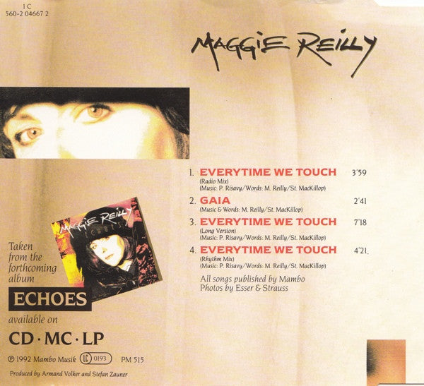 Maggie Reilly : Everytime We Touch (CD, Single)