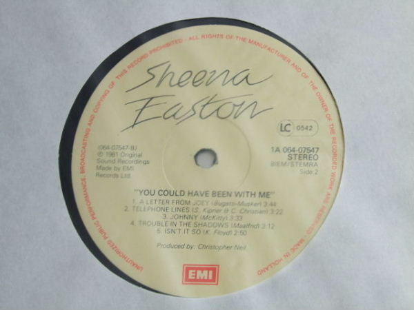 Sheena Easton : You Could Have Been With Me (LP, Album)