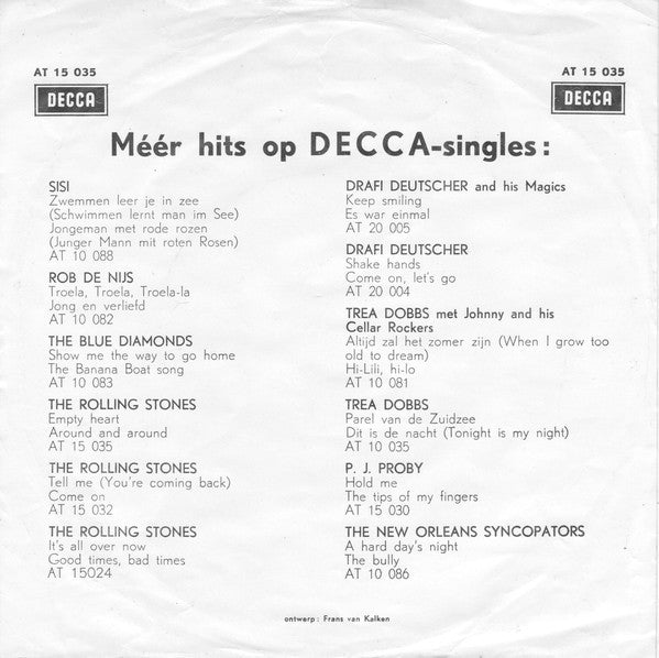 The Rolling Stones : Empty Heart (7", Single, Mono)