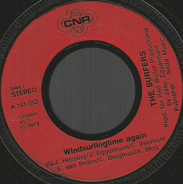 The Surfers : Windsurfing-Time Again (7", Mou)