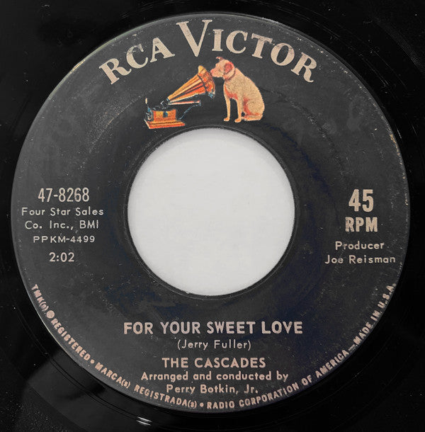 The Cascades (2) : For Your Sweet Love / Jeannie (7", Single)