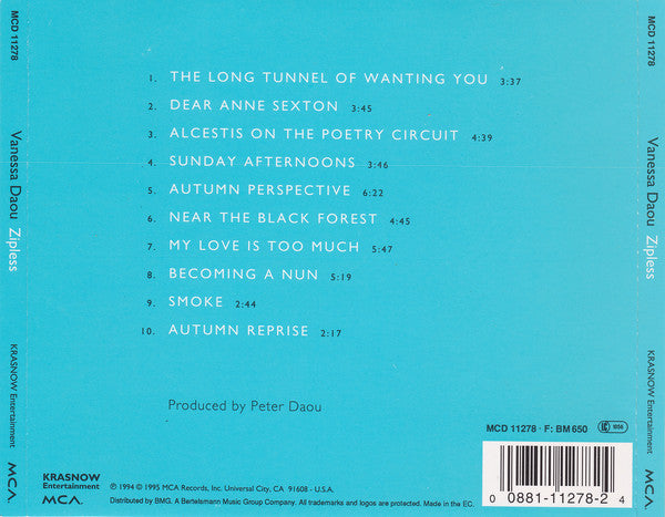 Vanessa Daou : Zipless (CD, Album)