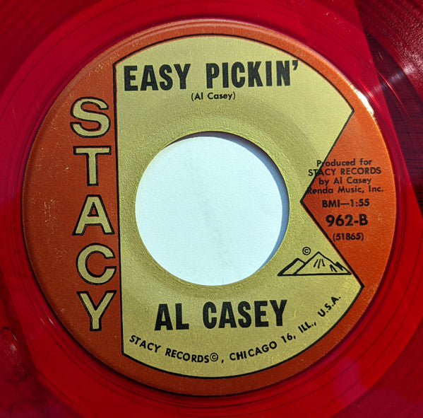 Al Casey (2) With The K-C-Ettes : Surfin' Hootenanny / Easy Pickin' (7", Single, Red)