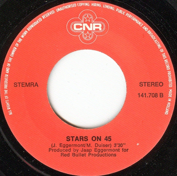 Stars On 45 : Stars On 45 (7", Single)
