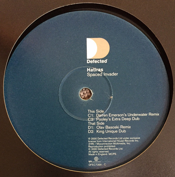 Hatiras : Spaced Invader (2x12")