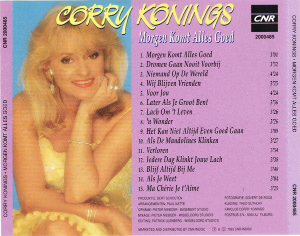 Corry Konings : Morgen Komt Alles Goed (CD, Album)