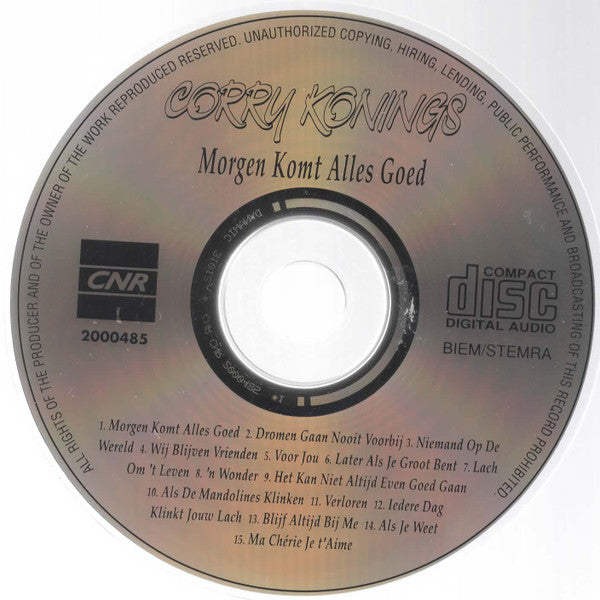 Corry Konings : Morgen Komt Alles Goed (CD, Album)