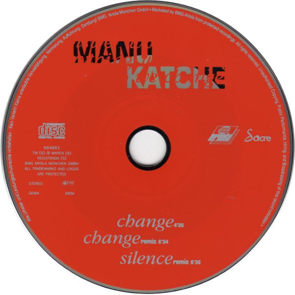 Manu Katché : Change (CD, Single)