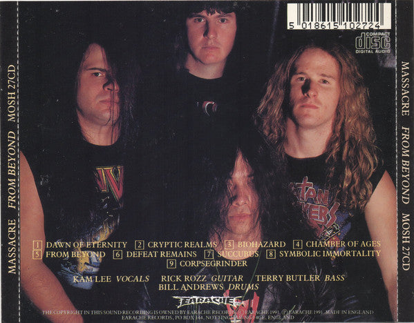 Massacre : From Beyond (CD, Album)